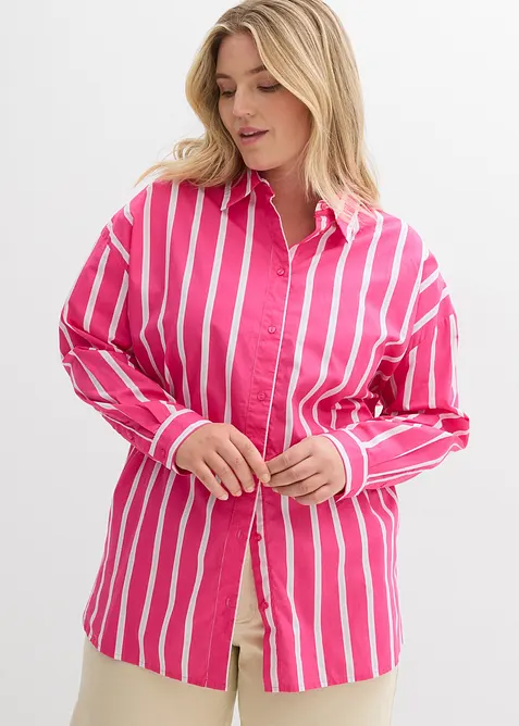 Skjorte i bomullspoplin, bonprix