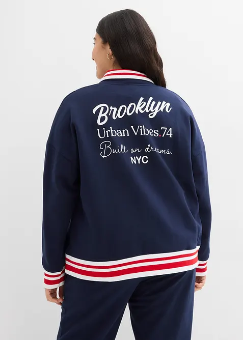 Oversized sweatshirt i 100% &oslash;kologisk bomull, bonprix