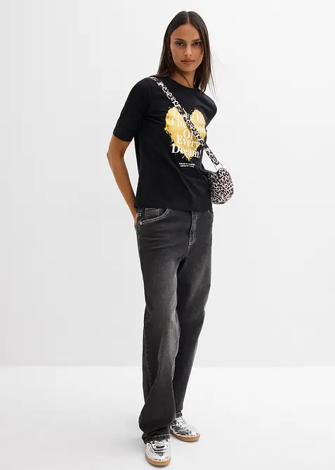 T-skjorte i 100% &oslash;kologisk bomull, bonprix