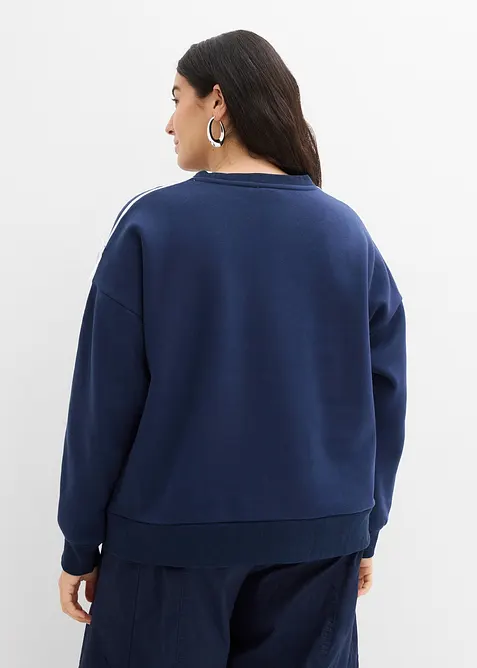 Oversized sweatshirt i myk bomullsmiks, bonprix