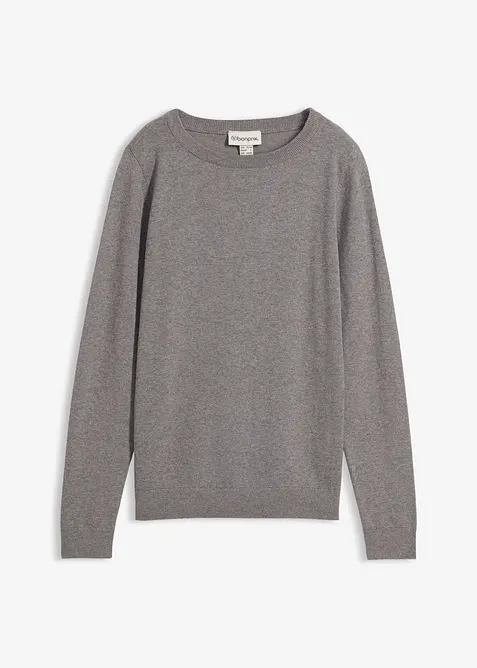 Finstrikket genser, bonprix