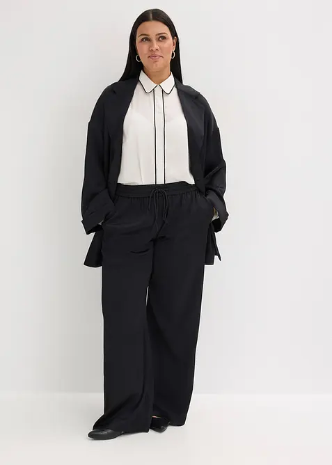 Vid bukse med komfortlinning, bonprix