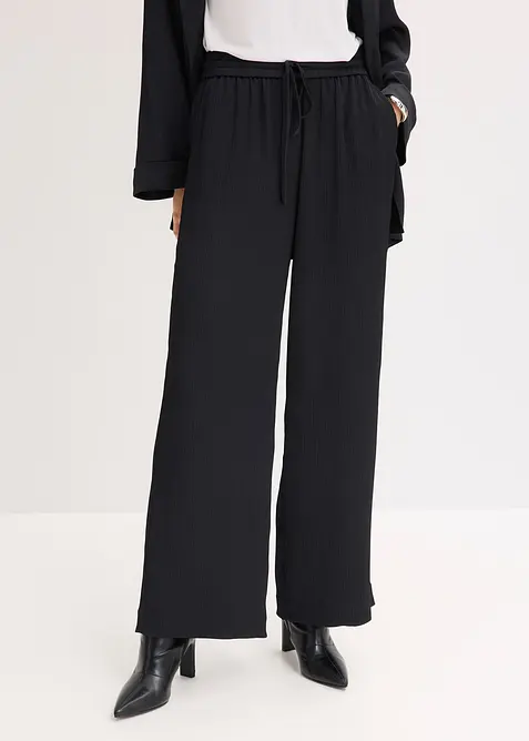 Vid bukse med komfortlinning, bonprix