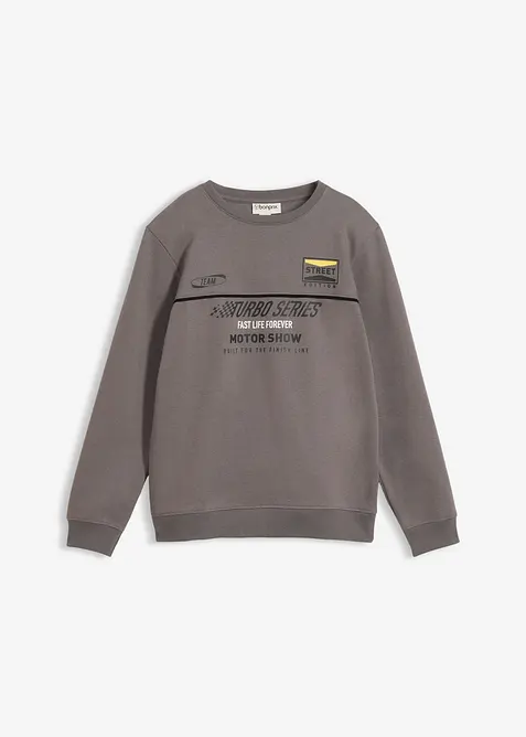Sweatshirt i myk bomullsmiks, bonprix