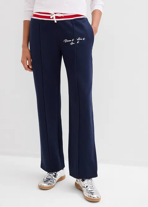 Joggebukse i 100% &oslash;kologisk bomull, bonprix