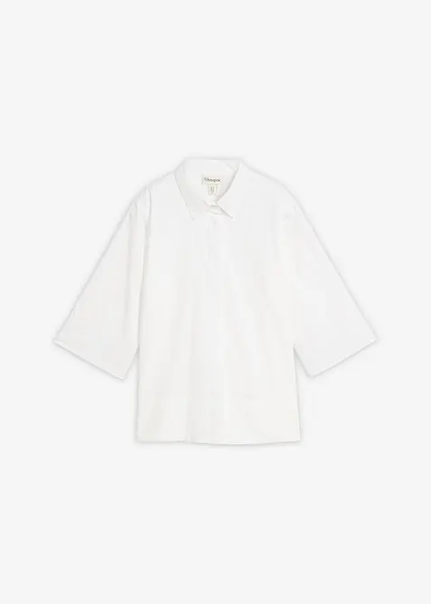 Skjorte i 100% &oslash;kologisk bomull, bonprix