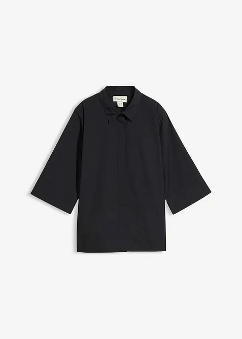 Skjorte i 100% &oslash;kologisk bomull, bonprix