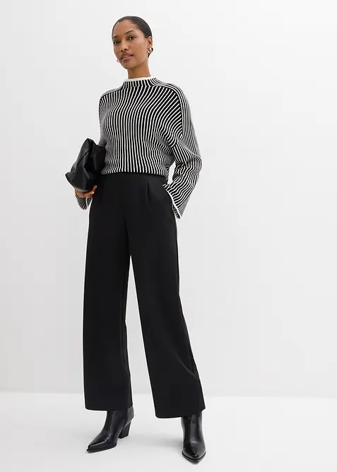 Behagelig joggebukse i lett trikot, bonprix