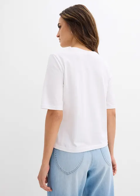 T-skjorte i 100% &oslash;kologisk bomull, bonprix