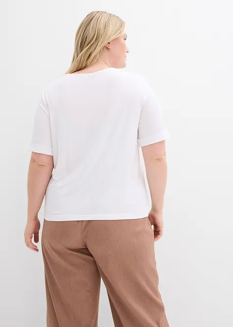 T-skjorte i viskosemiks, bonprix