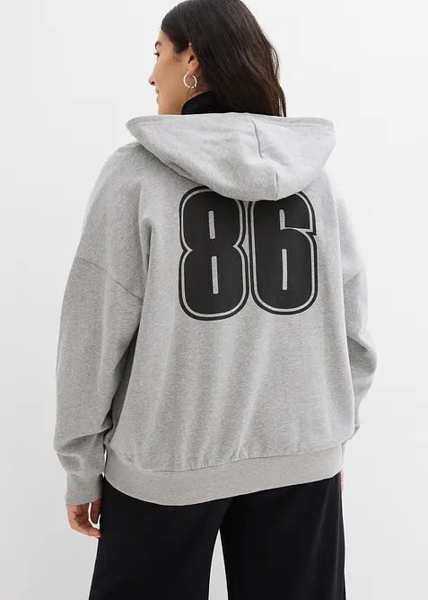 Vid hettejakke i bomull, bonprix