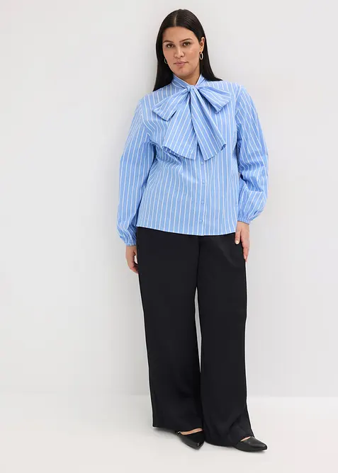 Bluse med sl&oslash;yfe, bonprix