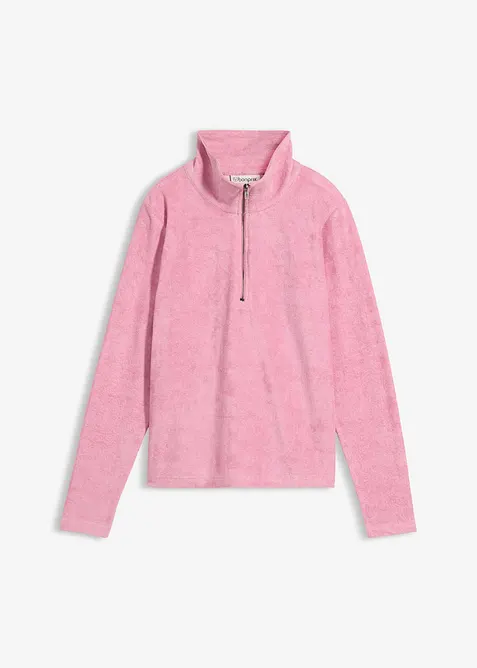 Langermet topp i frott&eacute;, bonprix