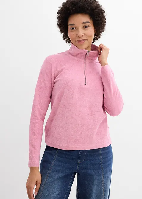 Langermet topp i frott&eacute;, bonprix