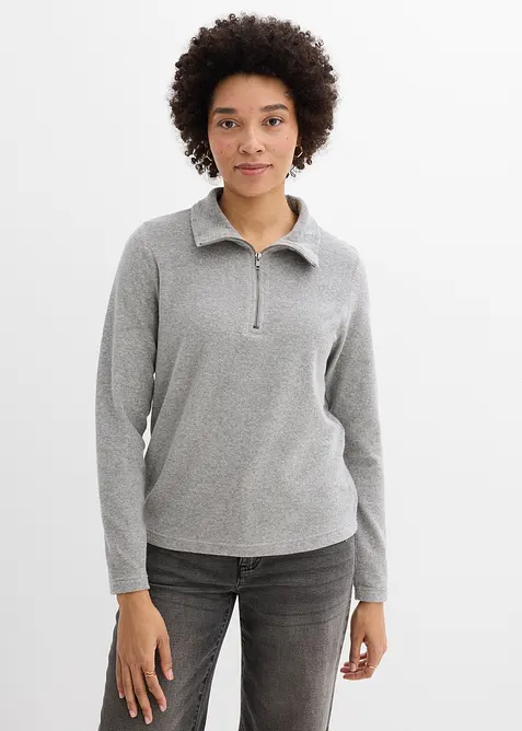 Langermet topp i frott&eacute;, bonprix