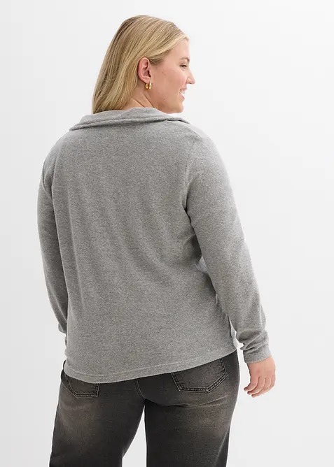 Langermet topp i frott&eacute;, bonprix