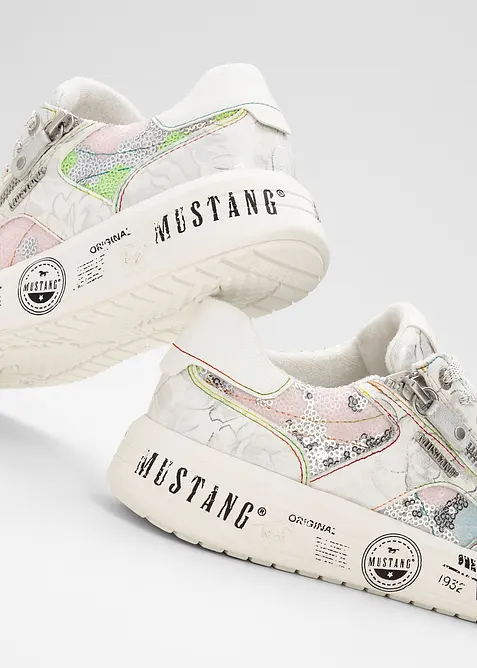 Sneakers med glidel&aring;s fra Mustang, Mustang