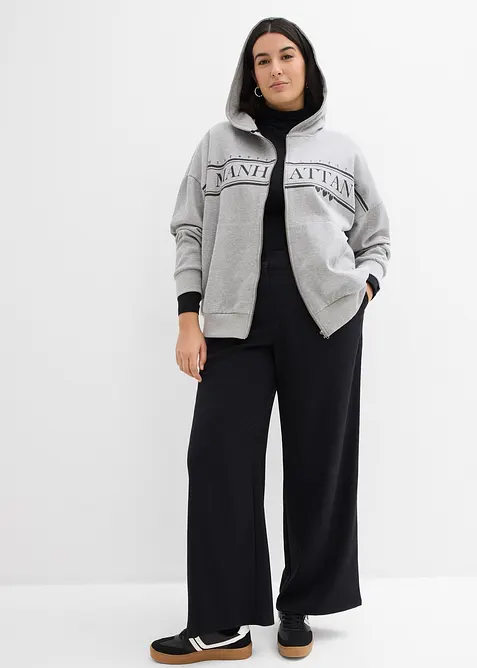 Vid hettejakke i bomull, bonprix