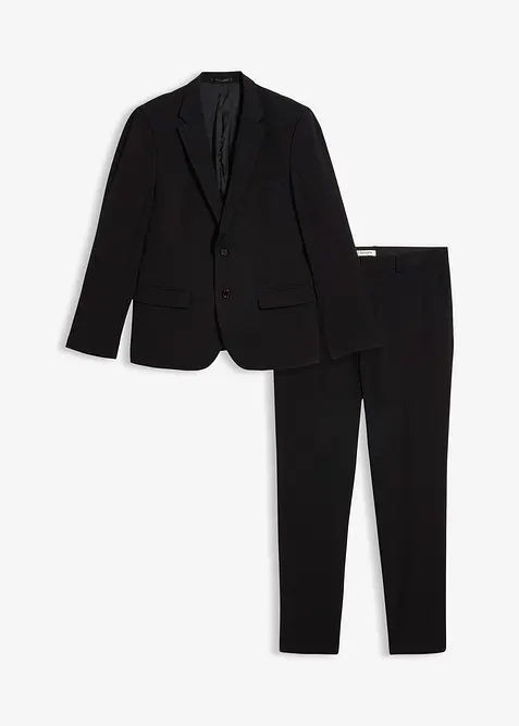 Dress i superstretch-materiale og Slim fit-modell (2-delt sett), bonprix