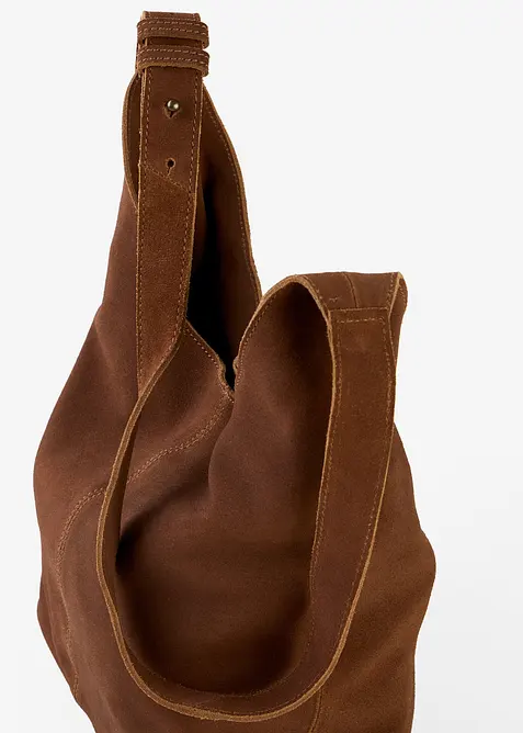 Poseveske i imitert, semsket skinn, bonprix