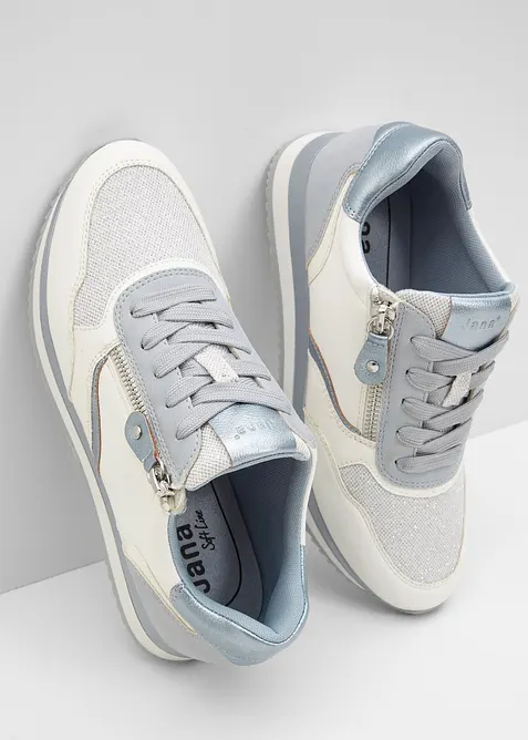 Sneakers fra Jana i behagelig bredde, Jana