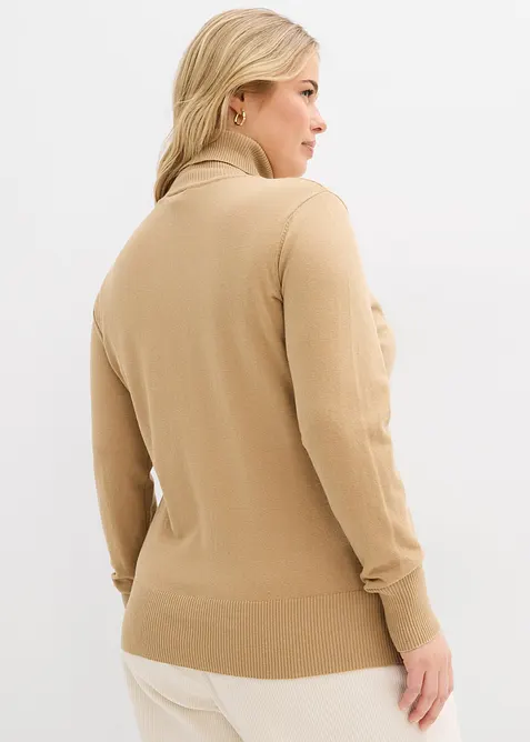 Basic genser med rullekrage, bonprix