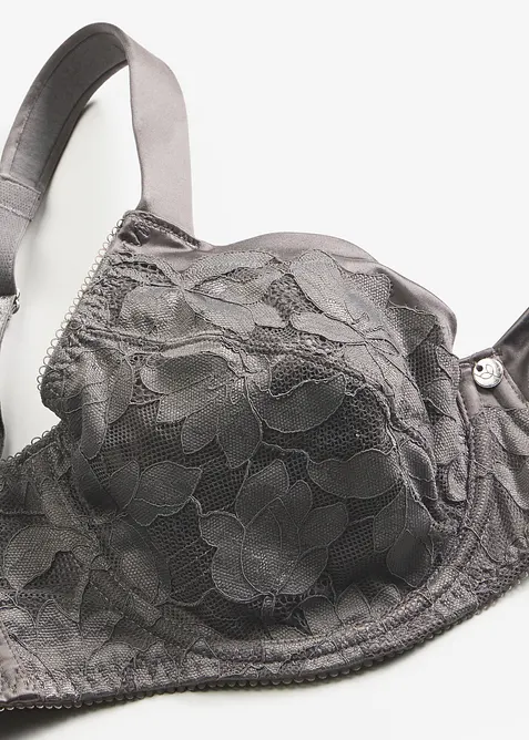 B&oslash;yle-BH med vatterte stropper og glanseffekt, bonprix