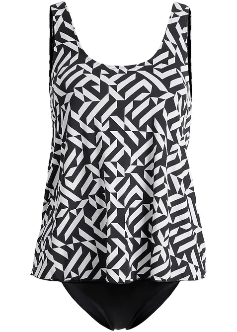 Badedrakt i tankini look, bonprix