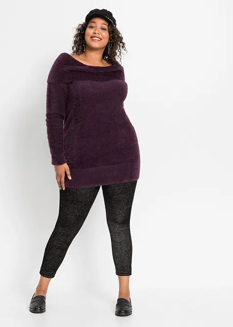 Fl&oslash;yelsleggings med glitter, bonprix