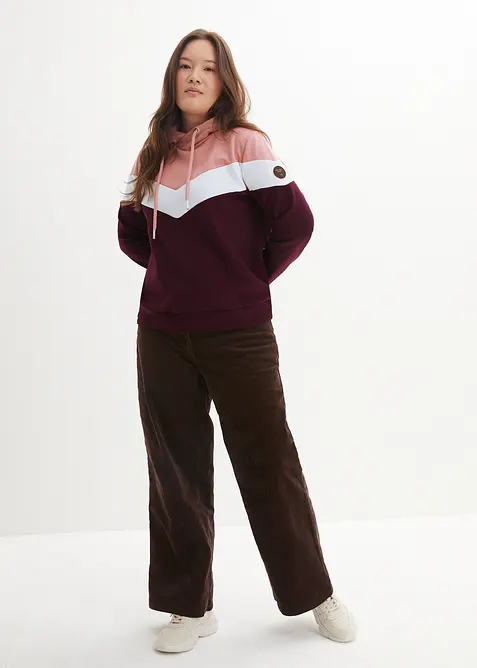 Hettegenser med stor krage, bonprix