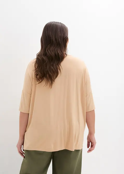 Boxy topp i myk viskosemiks, bonprix