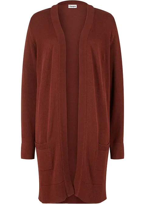 Lang strikkejakke, lang arm, bonprix