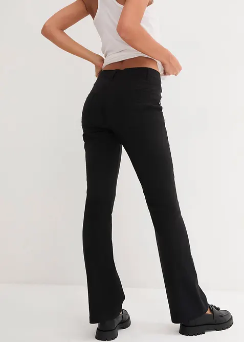 Bukse i bengalin med stretch, Bootcut, bonprix