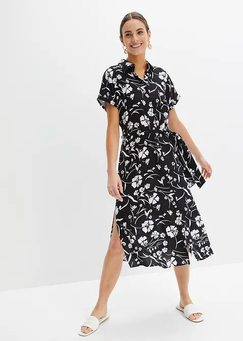 M&oslash;nstret skjortekjole, bonprix