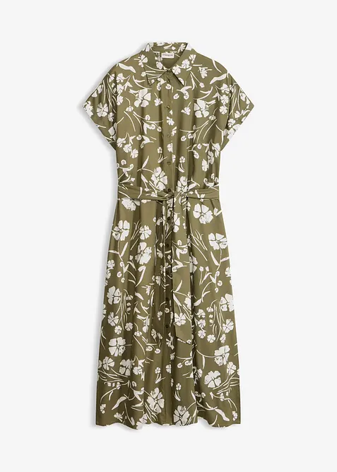 M&oslash;nstret skjortekjole, bonprix