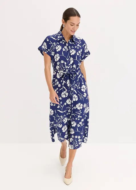 M&oslash;nstret skjortekjole, bonprix