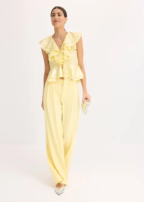 Bukse med vide ben, bonprix