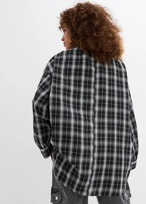 Lang, oversized bluse, bonprix
