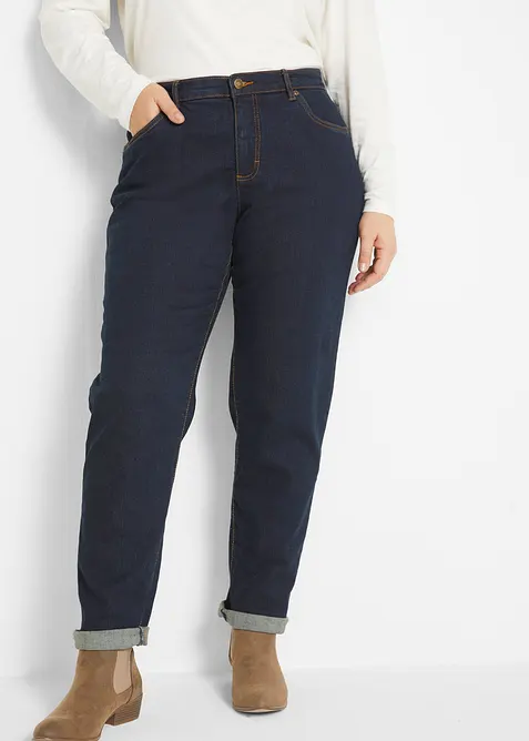 Mom-jeans Mid Waist, long, bonprix