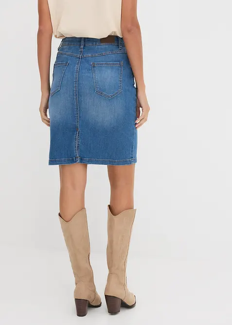 Stretch-jeansskj&oslash;rt, bonprix