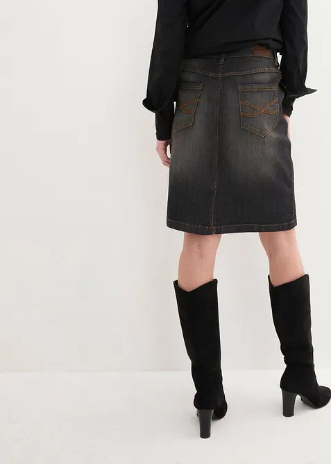 Stretch-jeansskj&oslash;rt, bonprix