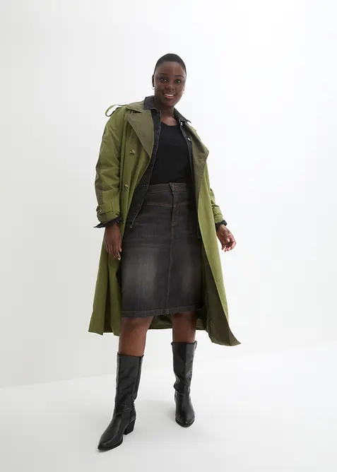 Stretch-jeansskj&oslash;rt, bonprix