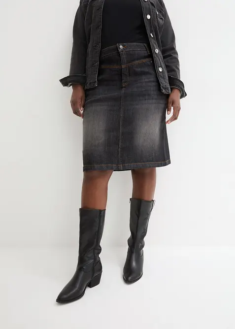 Stretch-jeansskj&oslash;rt, bonprix