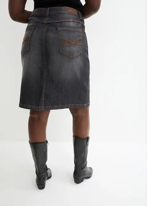 Stretch-jeansskj&oslash;rt, bonprix