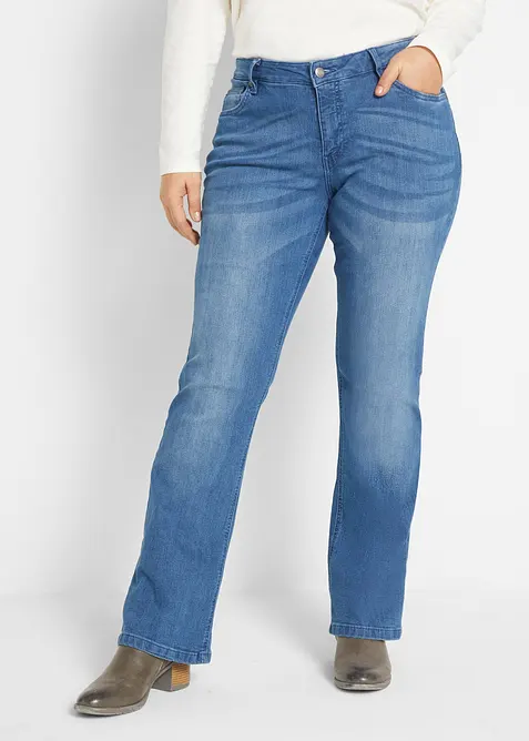 Bootcut-jeans Mid Waist, Stretch, bonprix