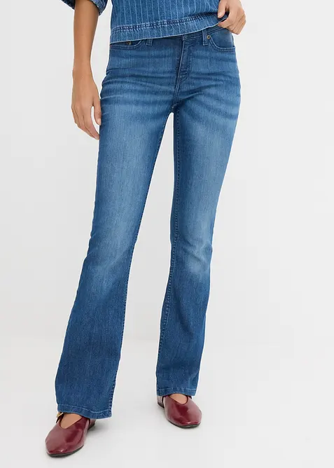 Bootcut-jeans Mid Waist, Stretch, bonprix