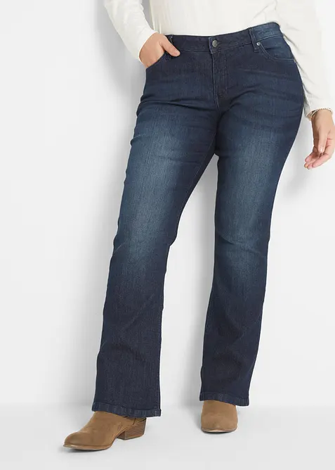 Bootcut-jeans Mid Waist, Stretch, bonprix