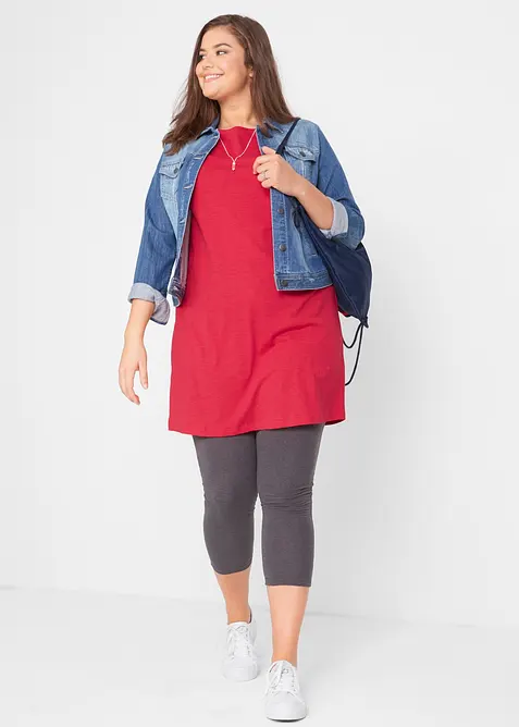 Jerseykjole i bomull, bonprix