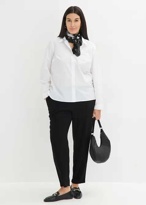 Slip on-bukse i jersey med bise, bonprix