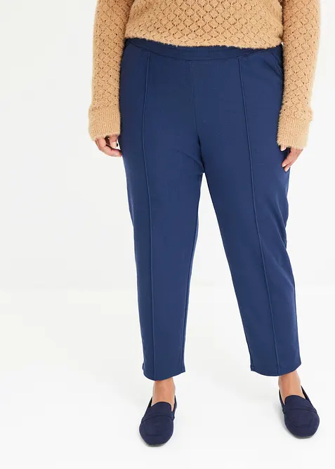 Slip on-bukse i jersey med bise, bonprix